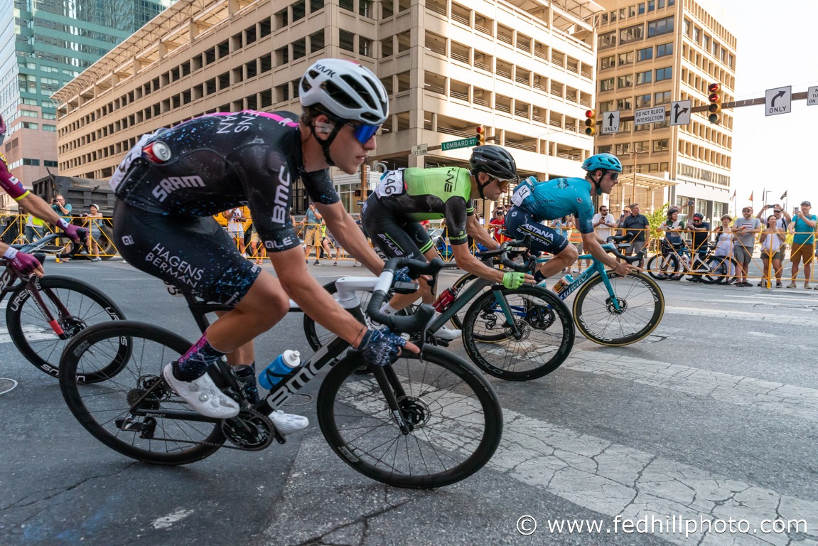 Sports photo of athletes competing in a cycling race.